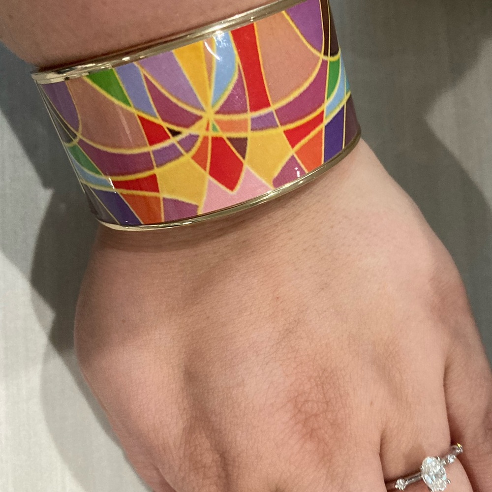 retro cuff band bracelet never worn